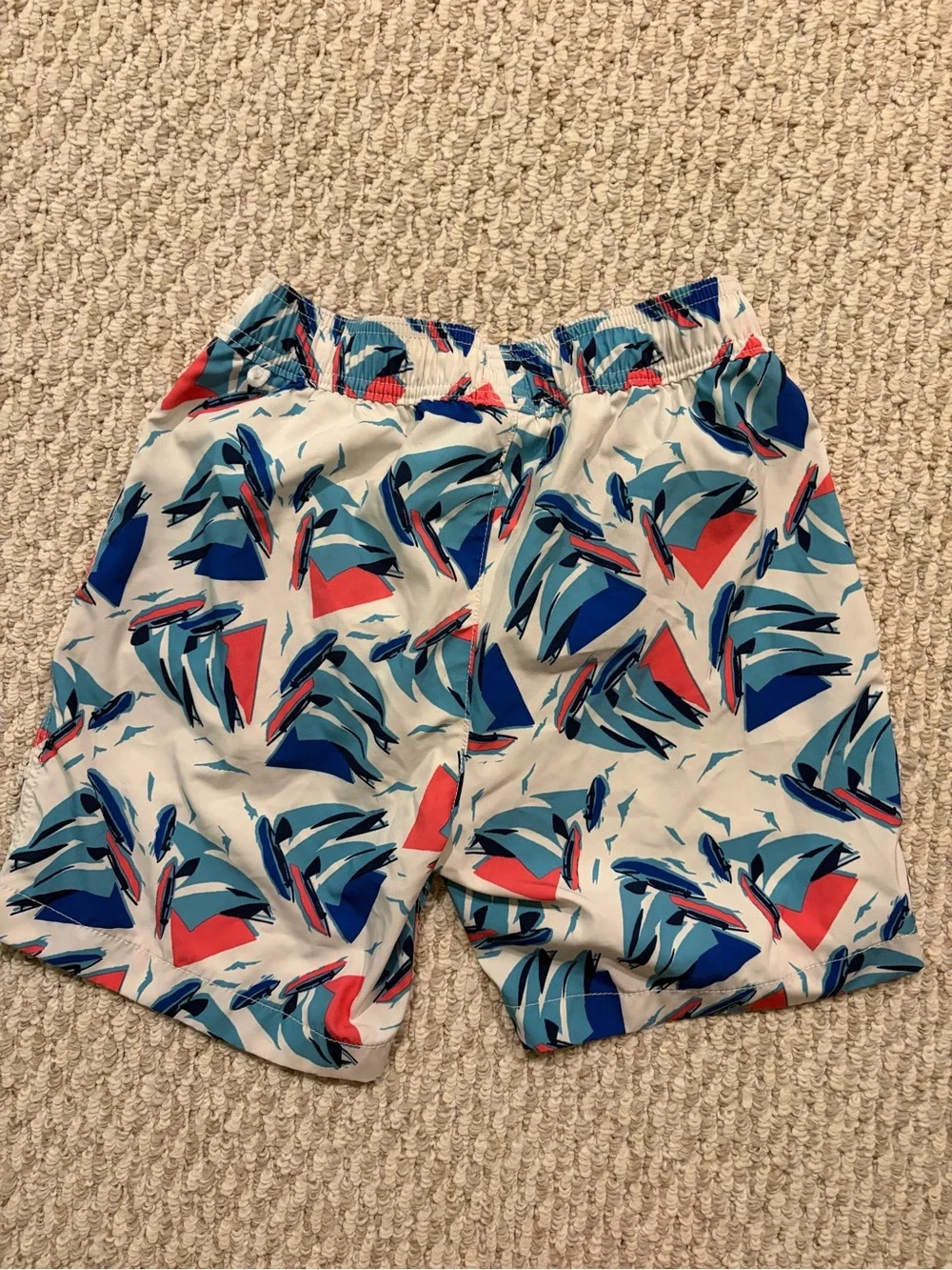 Crewcuts Sailboat Patterned Swim Shorts Boys Sz 12